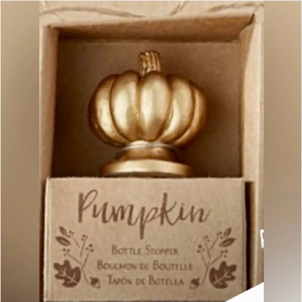 🖤 GREAT HOST GIFT!  Adorable pumpkin wine stopper – perfect for the holidays!